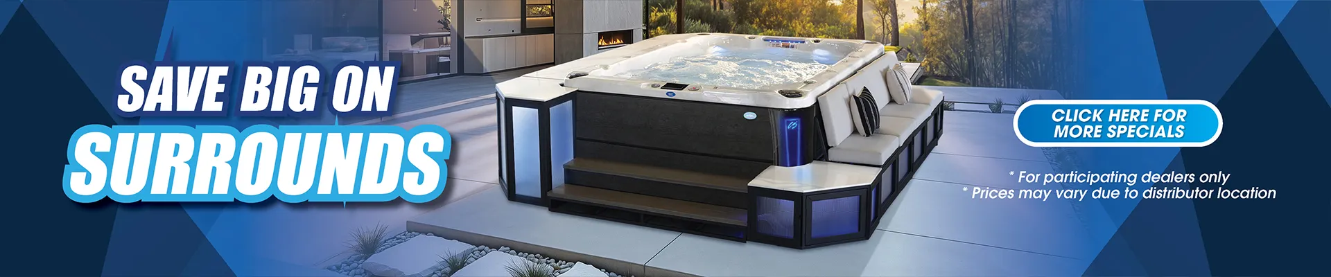 Calspas hot tub being used in a family setting - Oaklawn